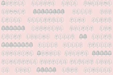 Cool Summer by Fairways and Chalkboards — Dingbats Font — thumbnail 3