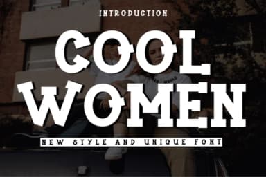 Cool Women by Black line — Slab Serif Font — thumbnail 1