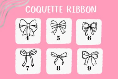 Coquette Ribbon by CHANOK — Dingbats Font — thumbnail 4