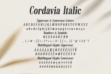 Cordavia Italic by TonisArtStudio — Slab Serif Font — thumbnail 7