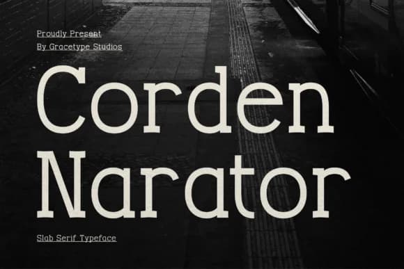 Corden Narator by Gracetypestudio — Slab Serif Font