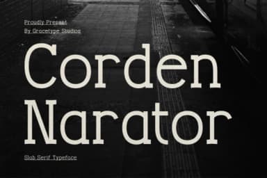 Corden Narator by Gracetypestudio — Slab Serif Font — thumbnail 1
