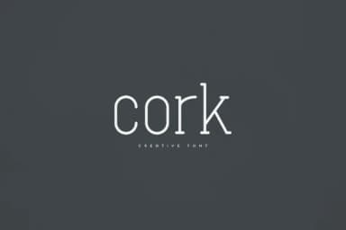 Cork by vladfedotovv — Slab Serif Font — thumbnail 1