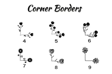 Corner Borders by Nun Sukhwan — Dingbats Font — thumbnail 4