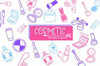 Cosmetic by Sirinart — Dingbats Font — thumbnail 1