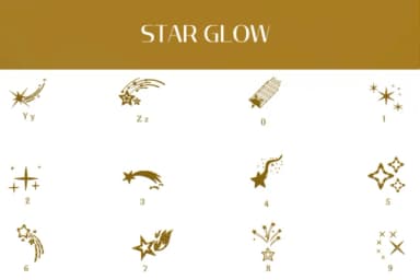 Cosmic Starlight by Heartcraft Atelier — Dingbats Font — thumbnail 4