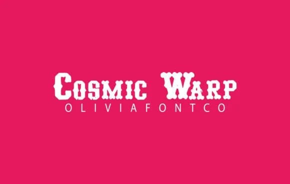 Cosmic Warp by OliviaFontCo — Slab Serif Font