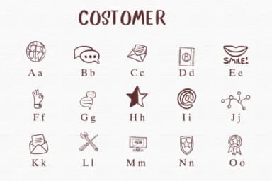 Costomer by Nongyao — Dingbats Font — thumbnail 2