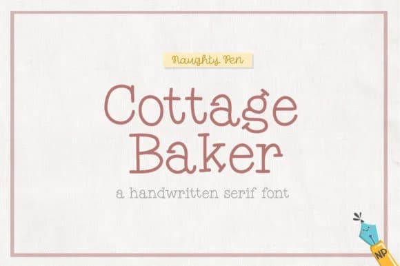 Cottage Baker by Printabletales — Slab Serif Font