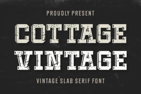 Cottage Vintage by Jasm (7NTypes) — Slab Serif Font