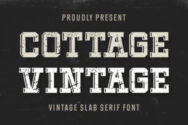 Cottage Vintage by Jasm (7NTypes) — Slab Serif Font — thumbnail 1
