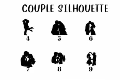 Couple Silhouette by CHANOK — Dingbats Font — thumbnail 4