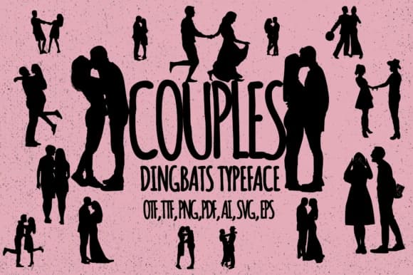 Couples by Minimalistartstudio — Dingbats Font