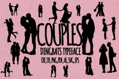 Couples by Minimalistartstudio — Dingbats Font — thumbnail 1