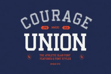 Courage Union by invasistudio — Slab Serif Font — thumbnail 1