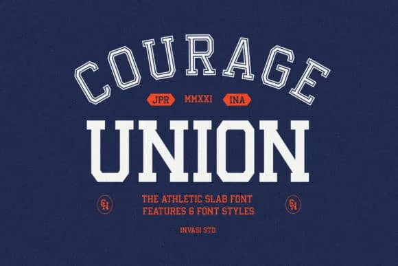 Courage Union by invasistudio — Slab Serif Font