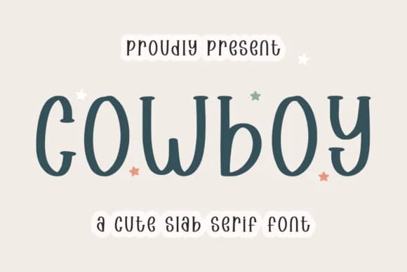 Cowboy by CraftedType Studio — Slab Serif Font