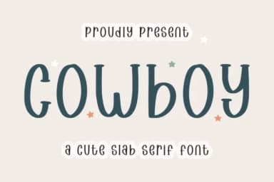 Cowboy by CraftedType Studio — Slab Serif Font — thumbnail 1