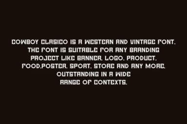 Cowboy Clasico by qrdesignstd — Slab Serif Font — thumbnail 5
