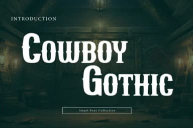 Cowboy Gothic by Wow Magic — Slab Serif Font — thumbnail 1