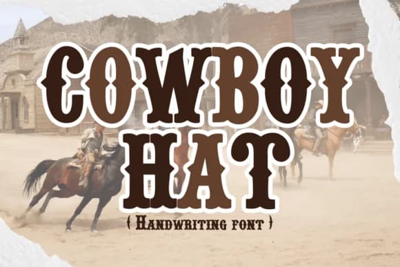 Cowboy Hat by Chonada — Slab Serif Font