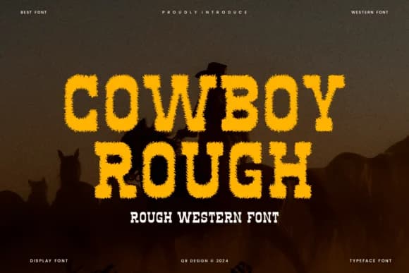 Cowboy Rough by qrdesignstd — Slab Serif Font