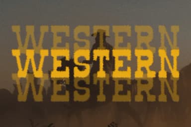 Cowboy Rough by qrdesignstd — Slab Serif Font — thumbnail 2