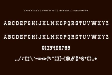 Cowboy Rough by qrdesignstd — Slab Serif Font — thumbnail 4