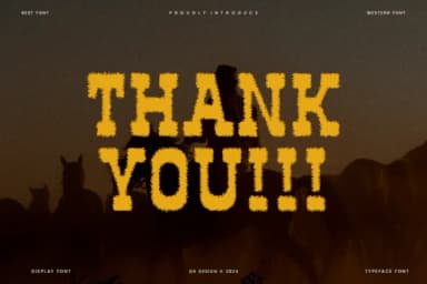 Cowboy Rough by qrdesignstd — Slab Serif Font — thumbnail 5