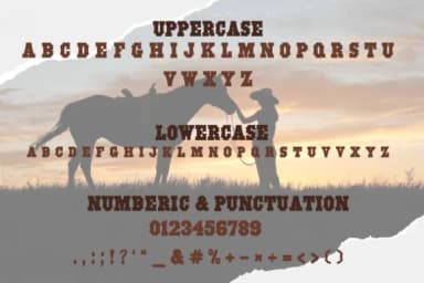 Cowgirl by Chonada — Slab Serif Font — thumbnail 2
