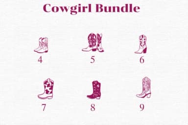 Cowgirl Bundle by Nongyao — Dingbats Font — thumbnail 4