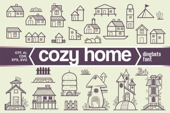Cozy Home by onoborgol — Dingbats Font