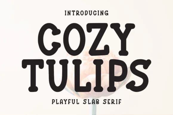 Cozy Tulips by Letterayu — Slab Serif Font