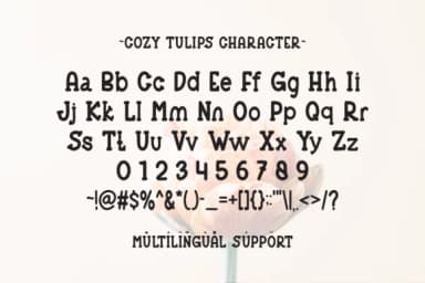 Cozy Tulips by Letterayu — Slab Serif Font — thumbnail 6