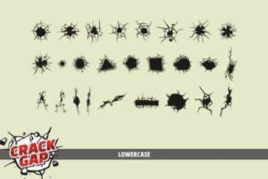 Crack Gap by onoborgol — Dingbats Font — thumbnail 3