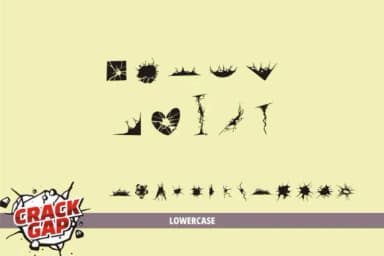 Crack Gap by onoborgol — Dingbats Font — thumbnail 4