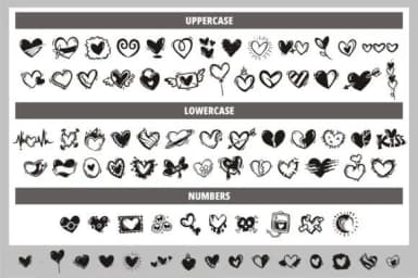 Creative Heart by onoborgol — Dingbats Font — thumbnail 2