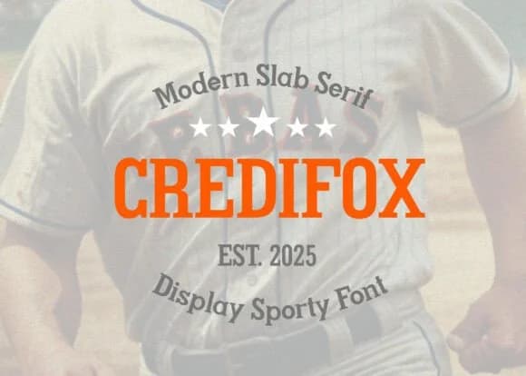 Credifox by ludwigaxelsiha — Slab Serif Font — preview 1