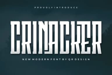 Crinacker by qrdesignstd — Slab Serif Font — thumbnail 1