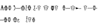 Crochet Chart Symbols by Mary Kay's Magic — Dingbats Font — thumbnail 4