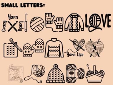 Crochet by Mary Kay's Magic — Dingbats Font — thumbnail 4