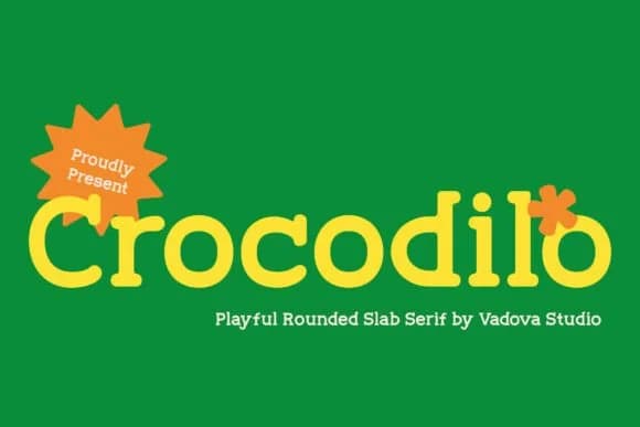 Crocodilo by Vadova Std — Slab Serif Font