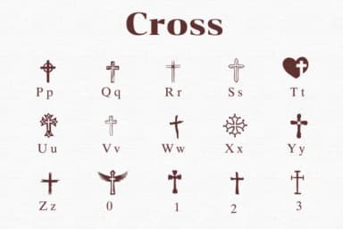 Cross by Nongyao — Dingbats Font — thumbnail 3