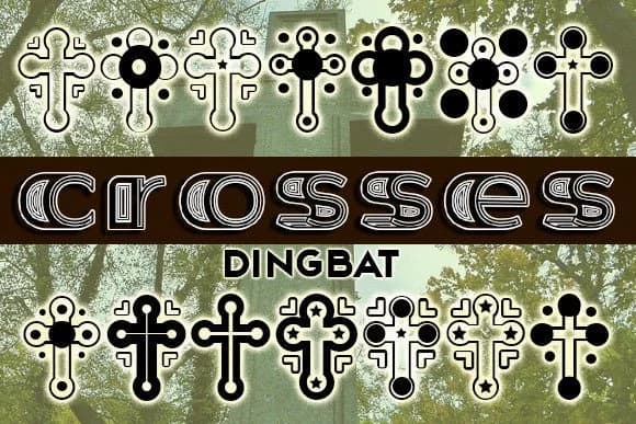 Crosses by vladimirnikolic — Dingbats Font