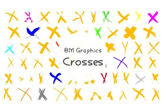 BM Graphics - Crosses by GraphicsBam Fonts — Dingbats Font