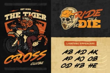 Crossnation by Burntilldead — Slab Serif Font — thumbnail 4