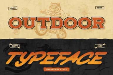 Crossnation by Burntilldead — Slab Serif Font — thumbnail 6