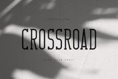 Crossroad by vladfedotovv — Slab Serif Font — thumbnail 1