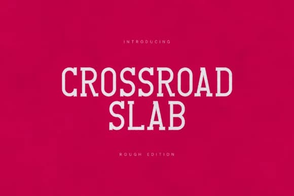 Crossroad Slab by vladfedotovv — Slab Serif Font