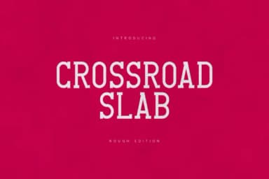 Crossroad Slab by vladfedotovv — Slab Serif Font — thumbnail 1